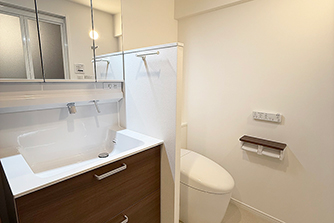 2つまとめてゆったり空間